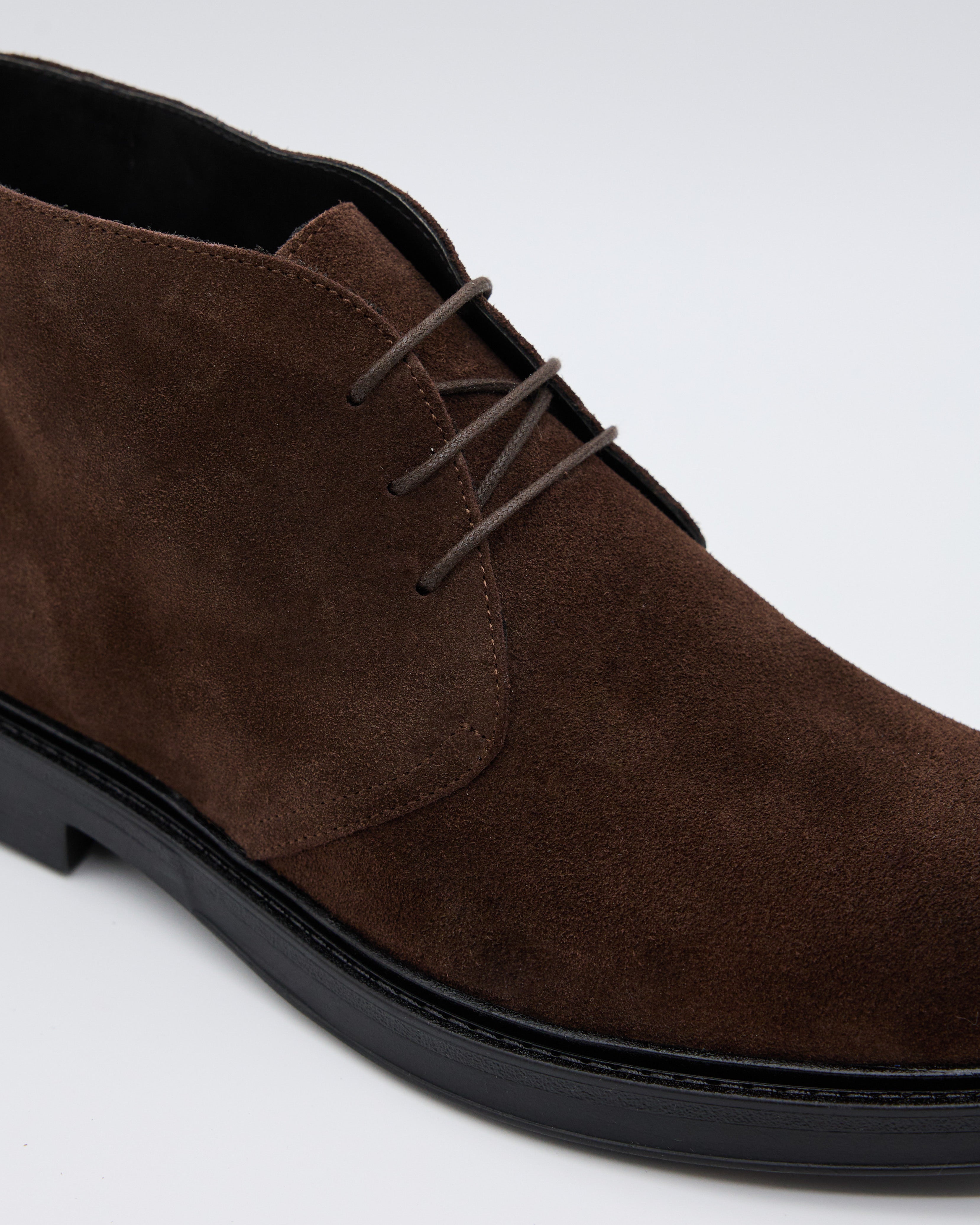 Stivaletto in  Camoscio Marrone Scuro