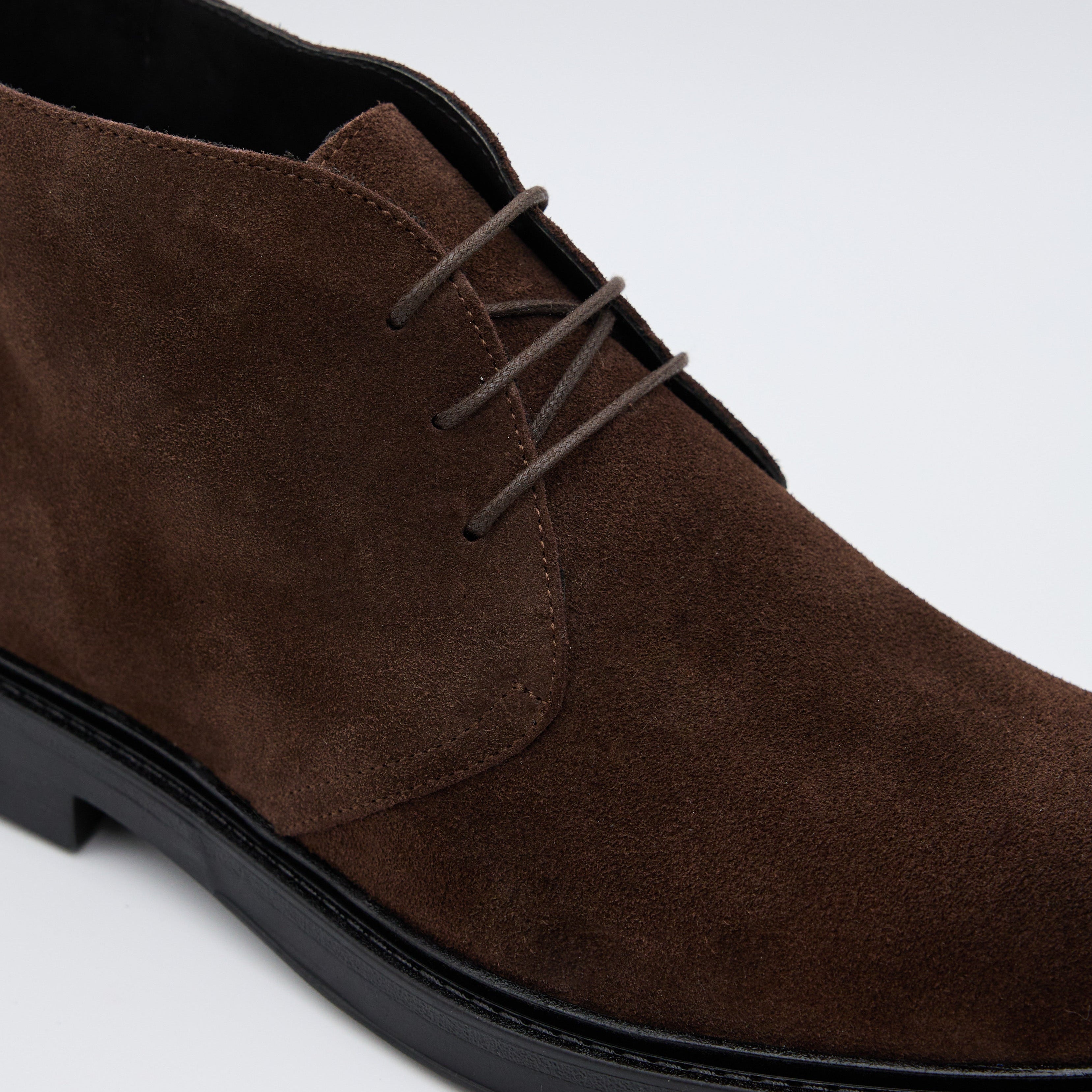 Stivaletto in  Camoscio Marrone Scuro